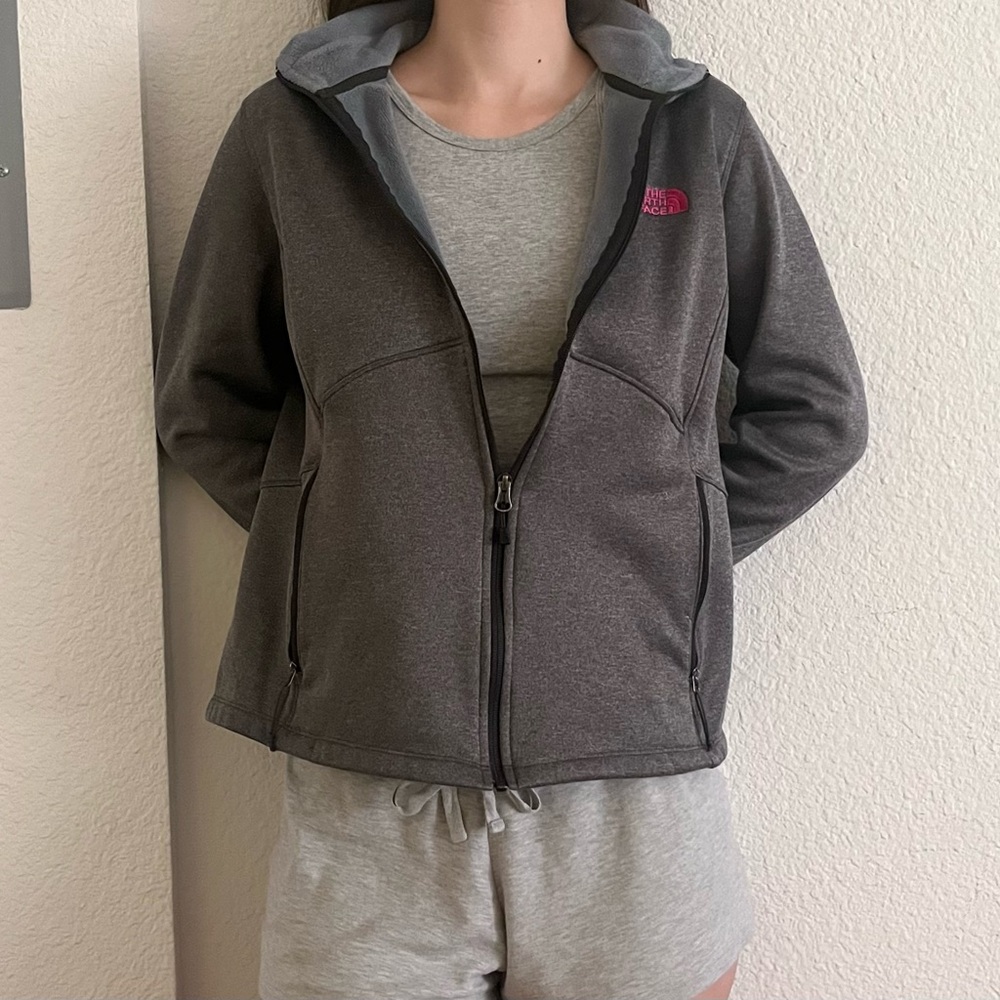 North Face zip-up jacket